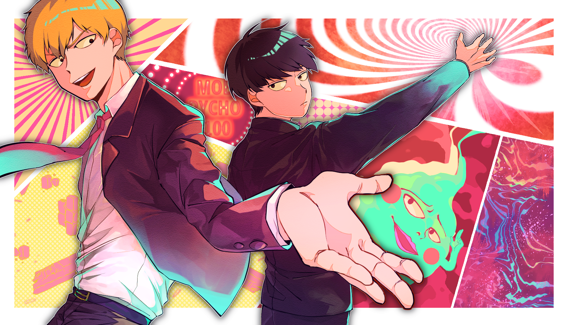 Mob Psycho HD Wallpaper Background Image