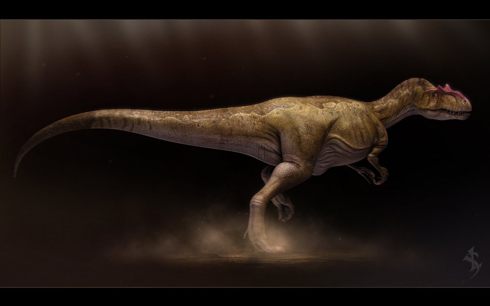 Allosaurus Fragilis Vlad Konstantinov Wallpaper