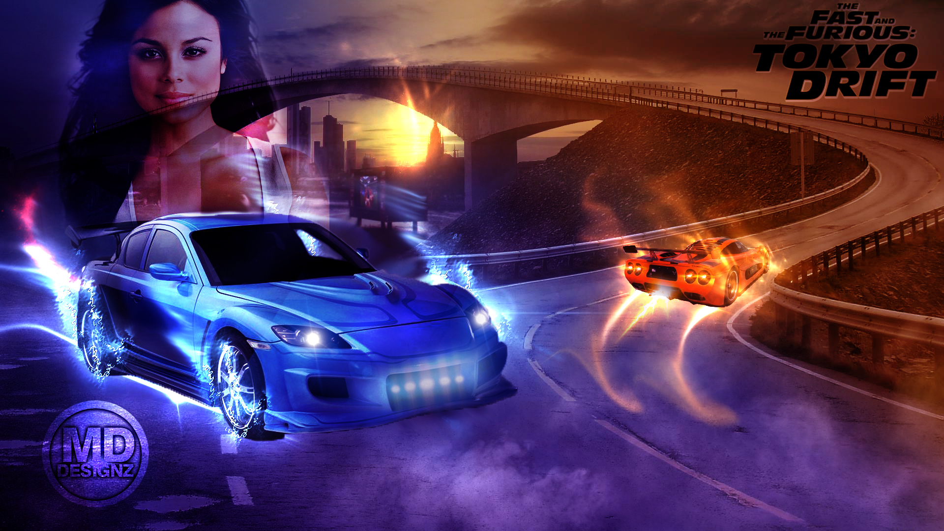   fast and the furious  tokyo drift wallpaper by mddesignz d5krmuojpg