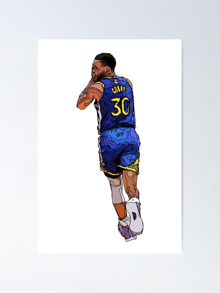 Stephen Curry Night Celebration Poster By