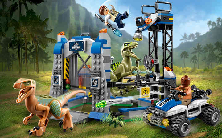 Raptor Escape Wallpaper Activities Jurassic World Lego