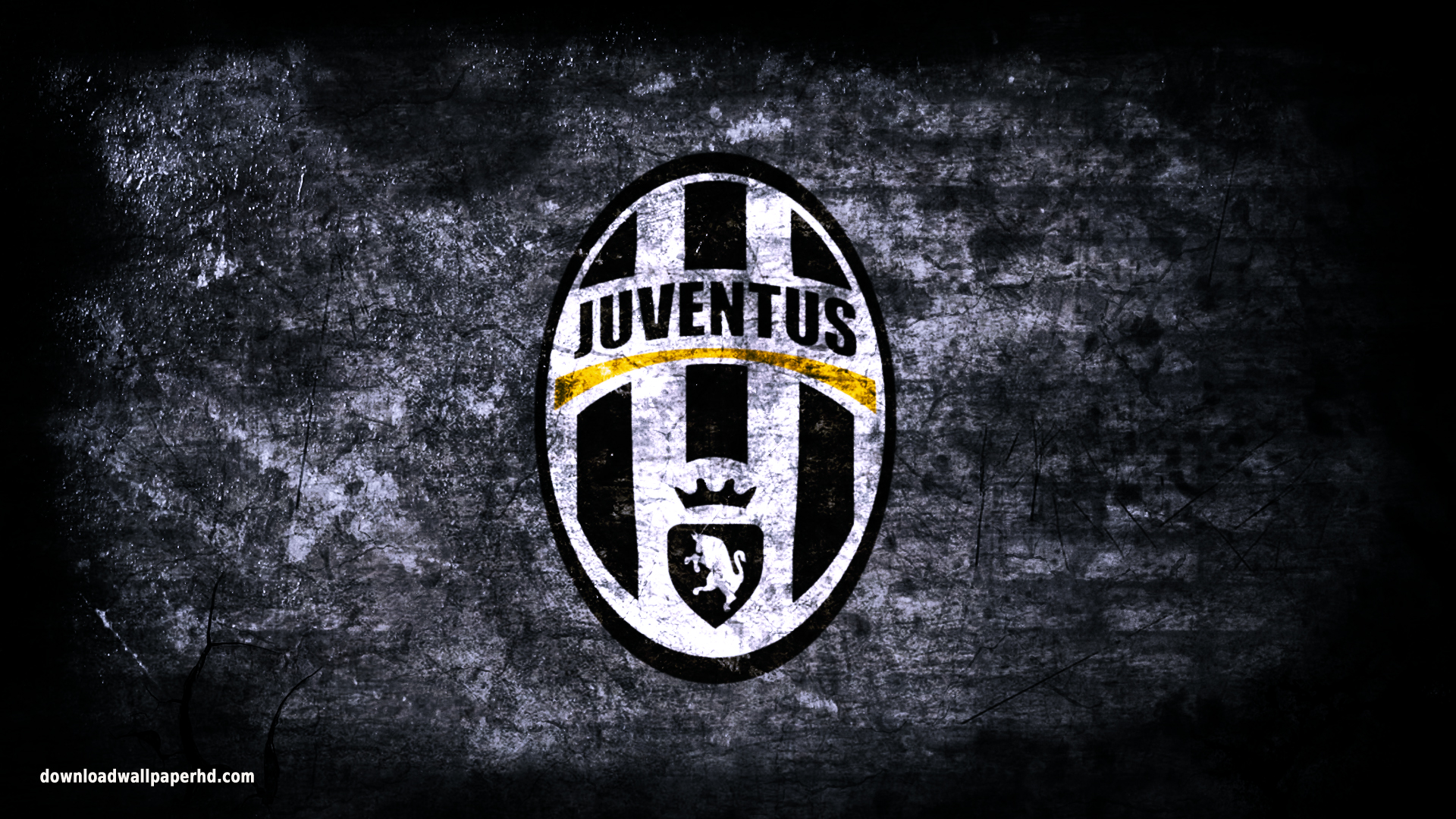 Juventus Dark Logo Exclusive HD Wallpaper