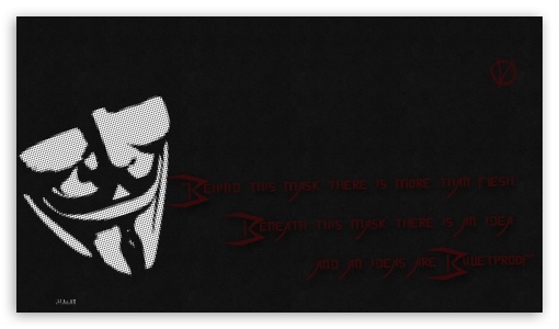 For Vendetta Mask Wallpaper Army V HD
