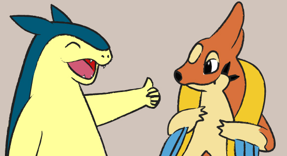 Typhlosion And Floatzel Team By Catenergy
