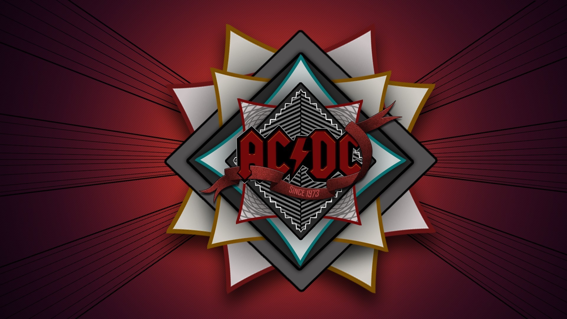 Ac Dc Rock Band Digital Art Hard Logos Wallpaper