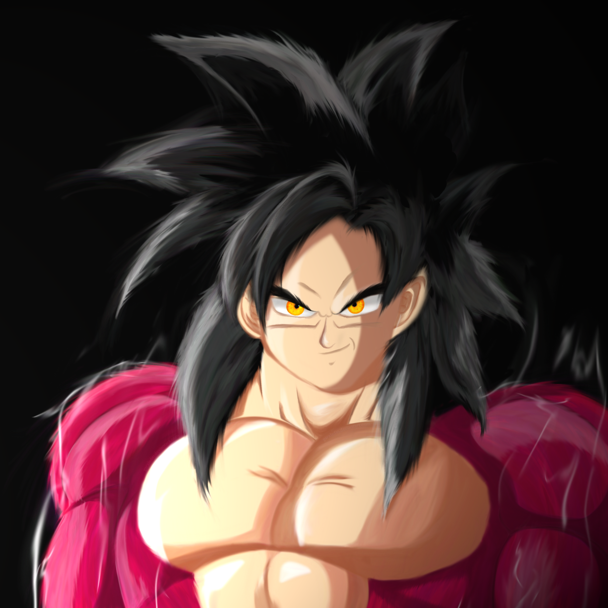 Goku Super Saiyan 4 by ChristopherDbz on DeviantArt