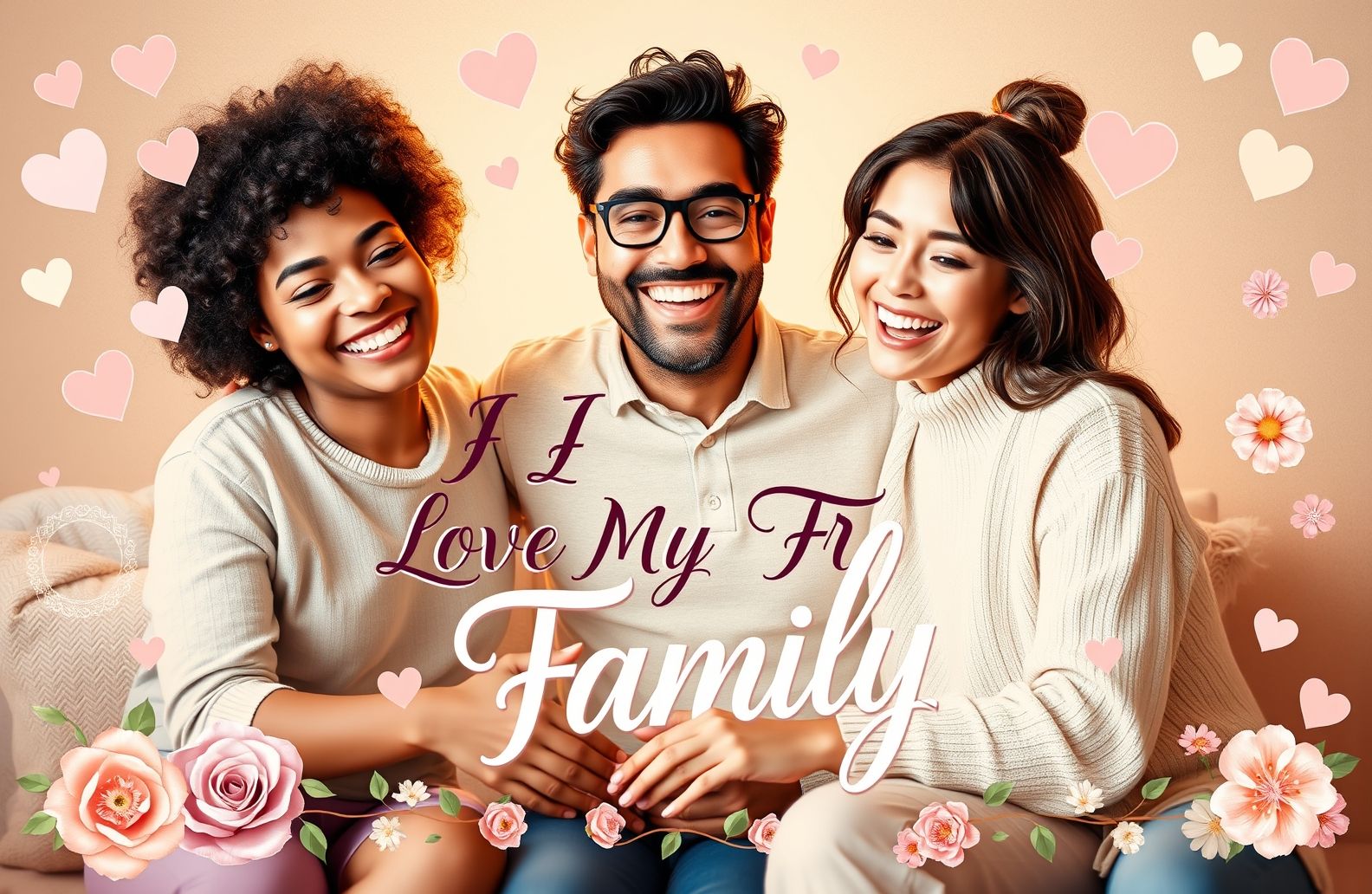 I Love My Family Wallpaper