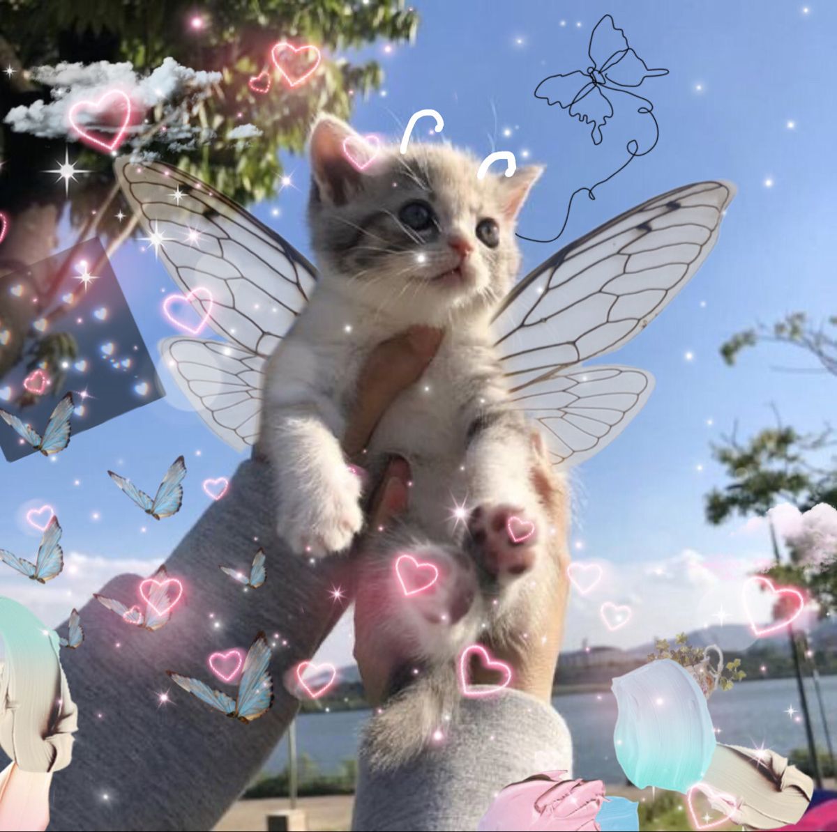 Bab Fairy Cat In Cute Baby Cats Little Animals
