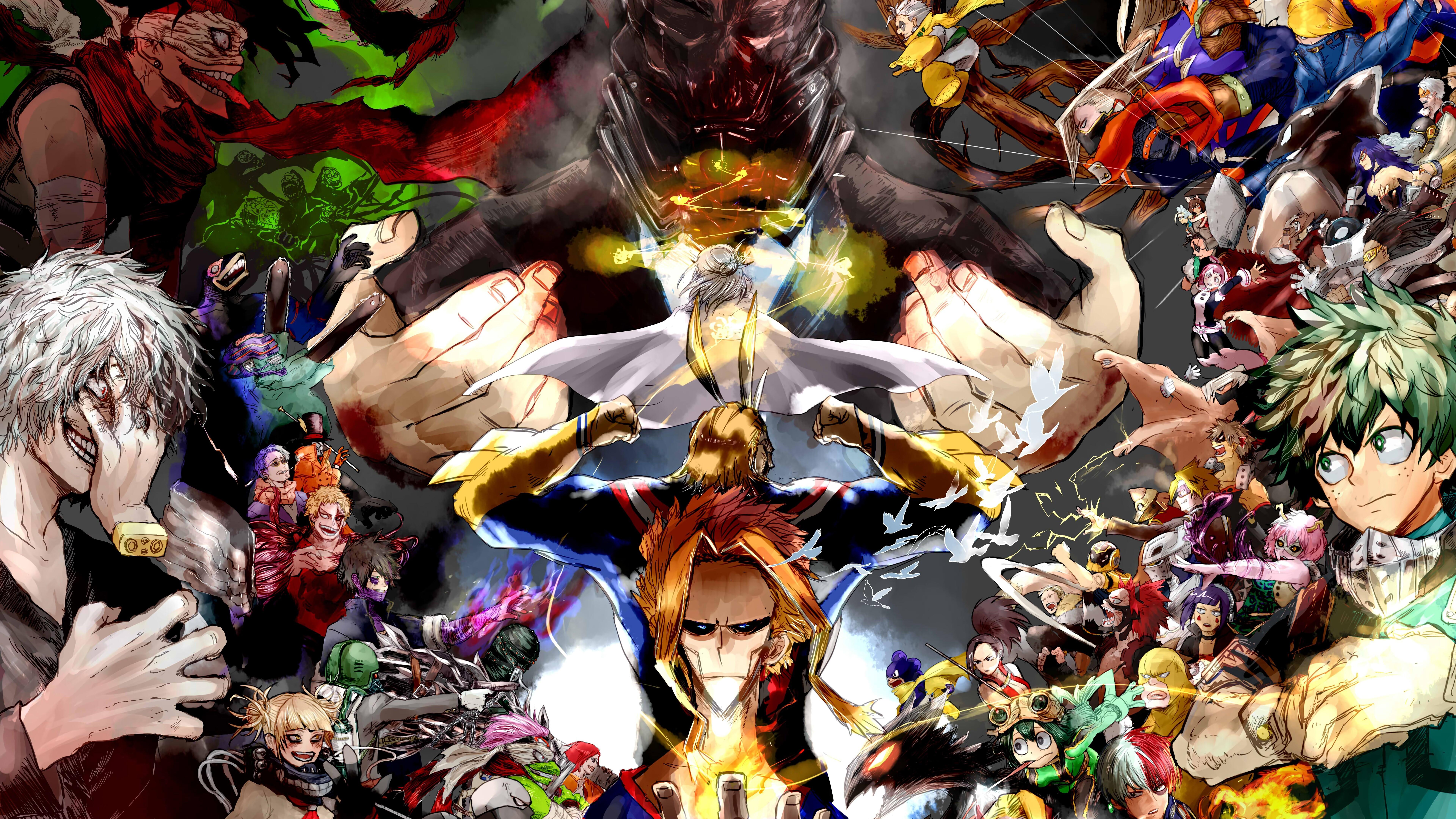 My Hero Academia Characters 8k Wallpaper