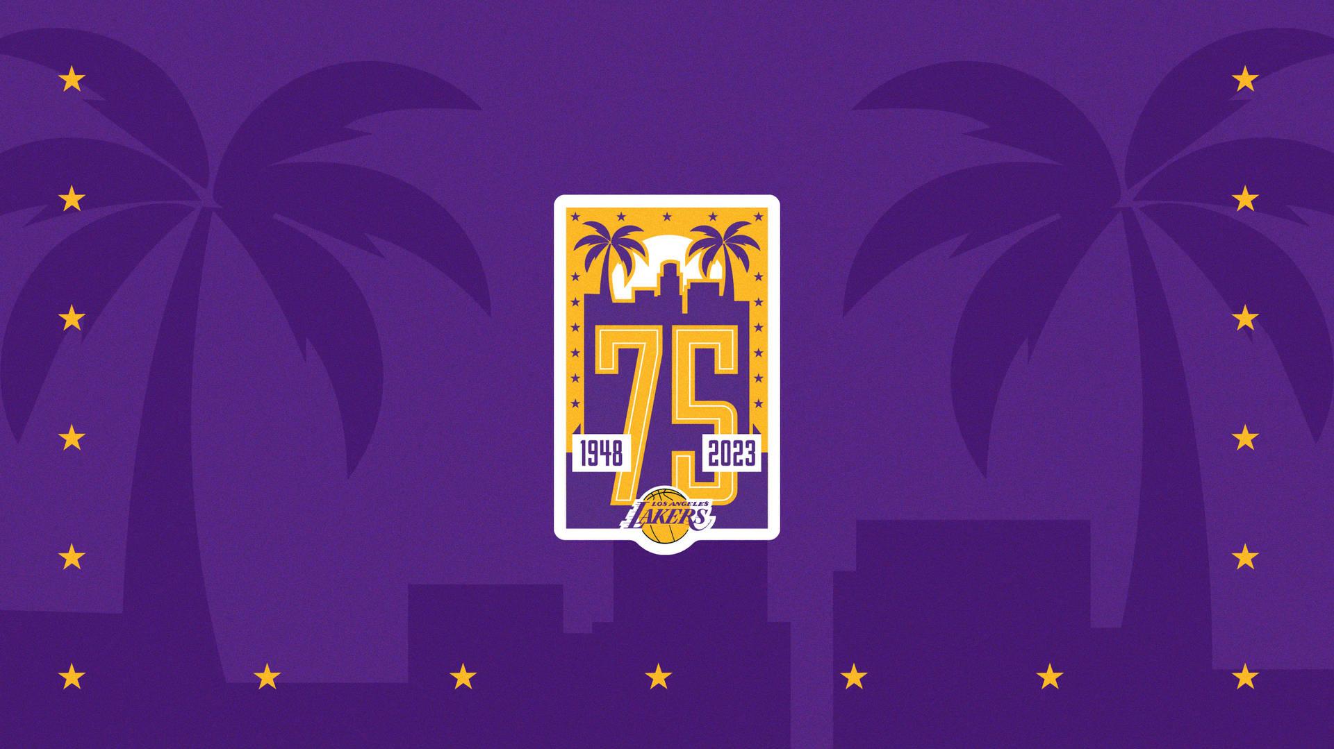 Free download Download Los Angeles Lakers 75 Years Wallpaper [1920x1080 ...