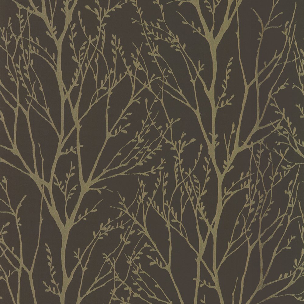 Love Wallpaper Shimmer Metallic Gold Brown ilw980007