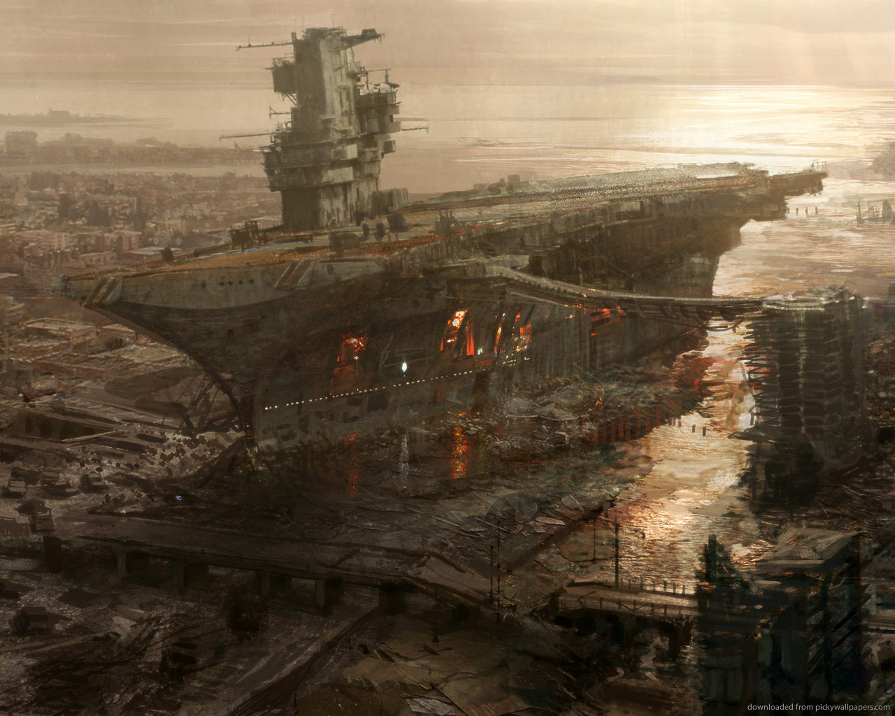 Fallout Rivet City Concept Art For Pictures