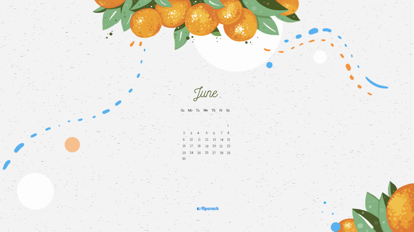June Wallpaper Calendar Flipsnack