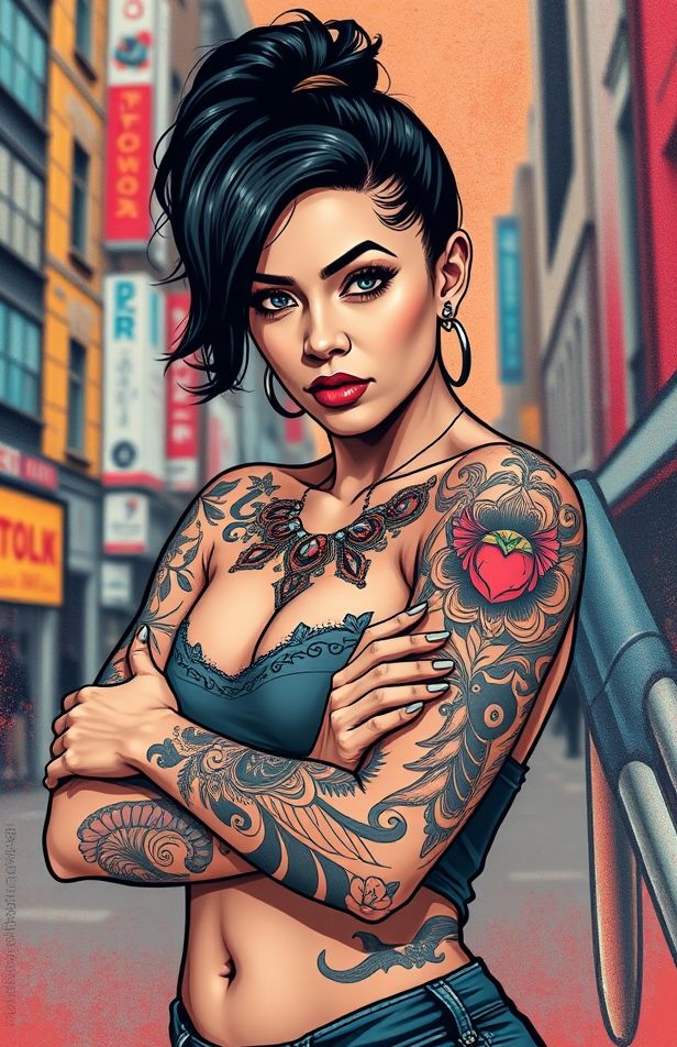 Tattoo Women Wallpaper