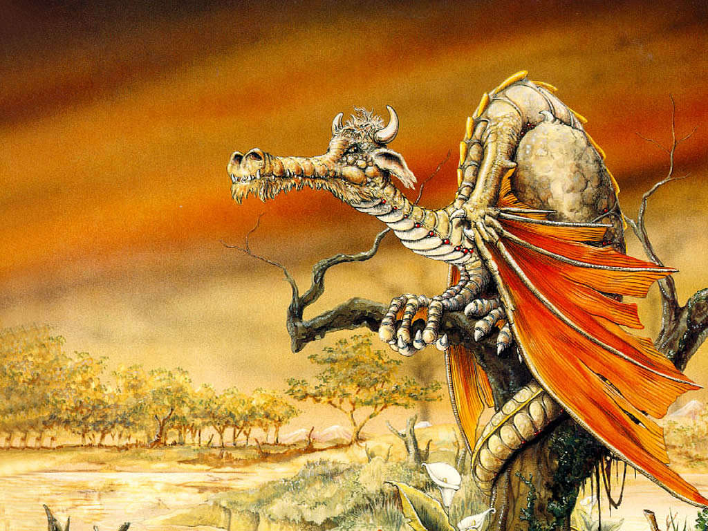 Fantasy Wallpaper Wizards Background Dragons Desktops