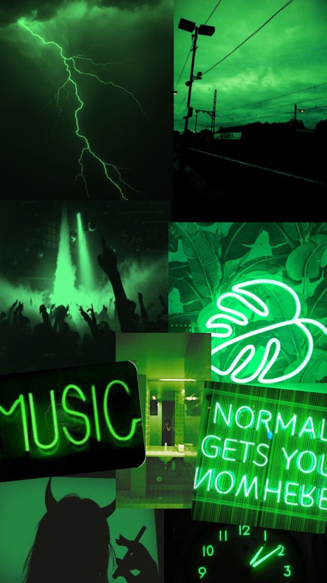 Neon Green Aesthetic Wallpaper