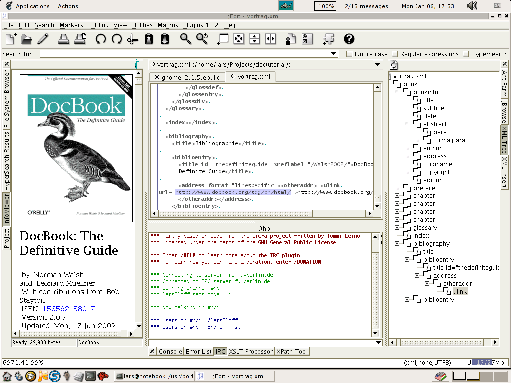 jEdit Programmers Text Editor screenshots