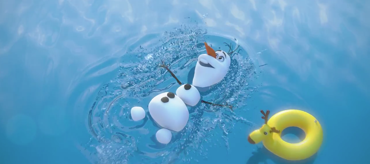 Monde Animation Olaf The Snowman From Frozen In A New Disney