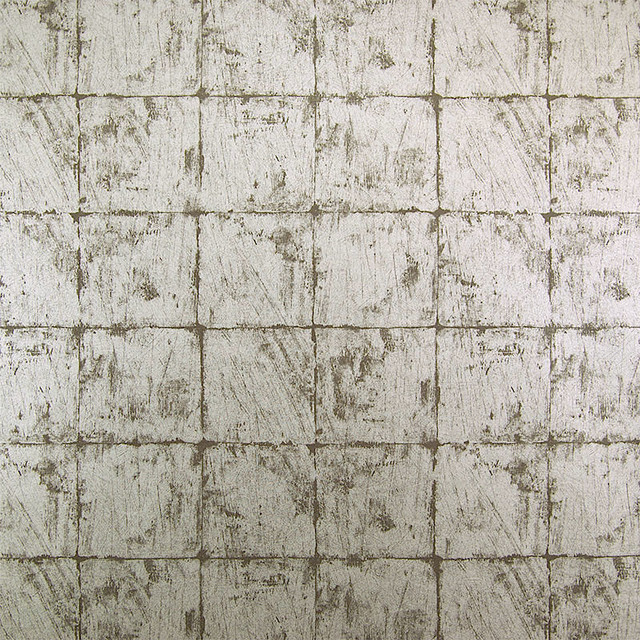 Stained Ceramic Tile Wallpaper Grey Bolt Contemporary