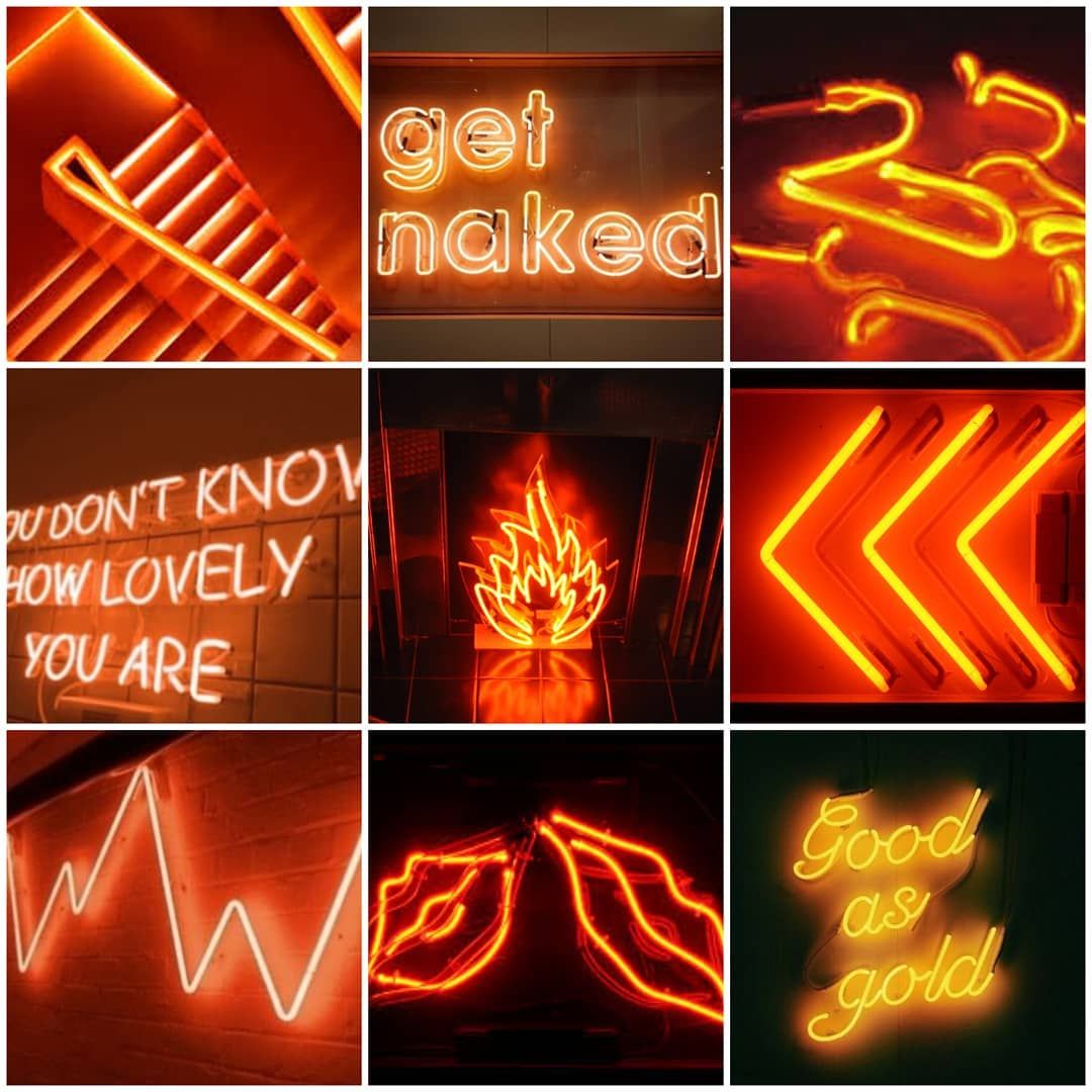Free Download Pin By Ruchita Chanchlani On Bright And Energetic Orange 1080x1080 For Your Desktop Mobile Tablet Explore 33 Neon Orange Aesthetic Wallpapers Neon Aesthetic Wallpaper Neon Orange Background