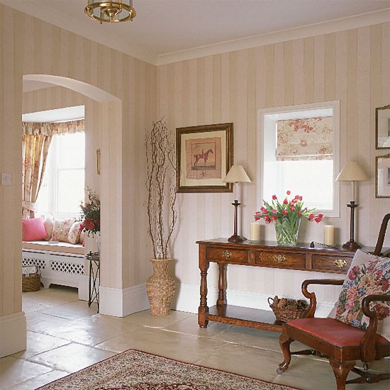 Hallway With Antique Furniture And Flag Floor Housetohome Co Uk