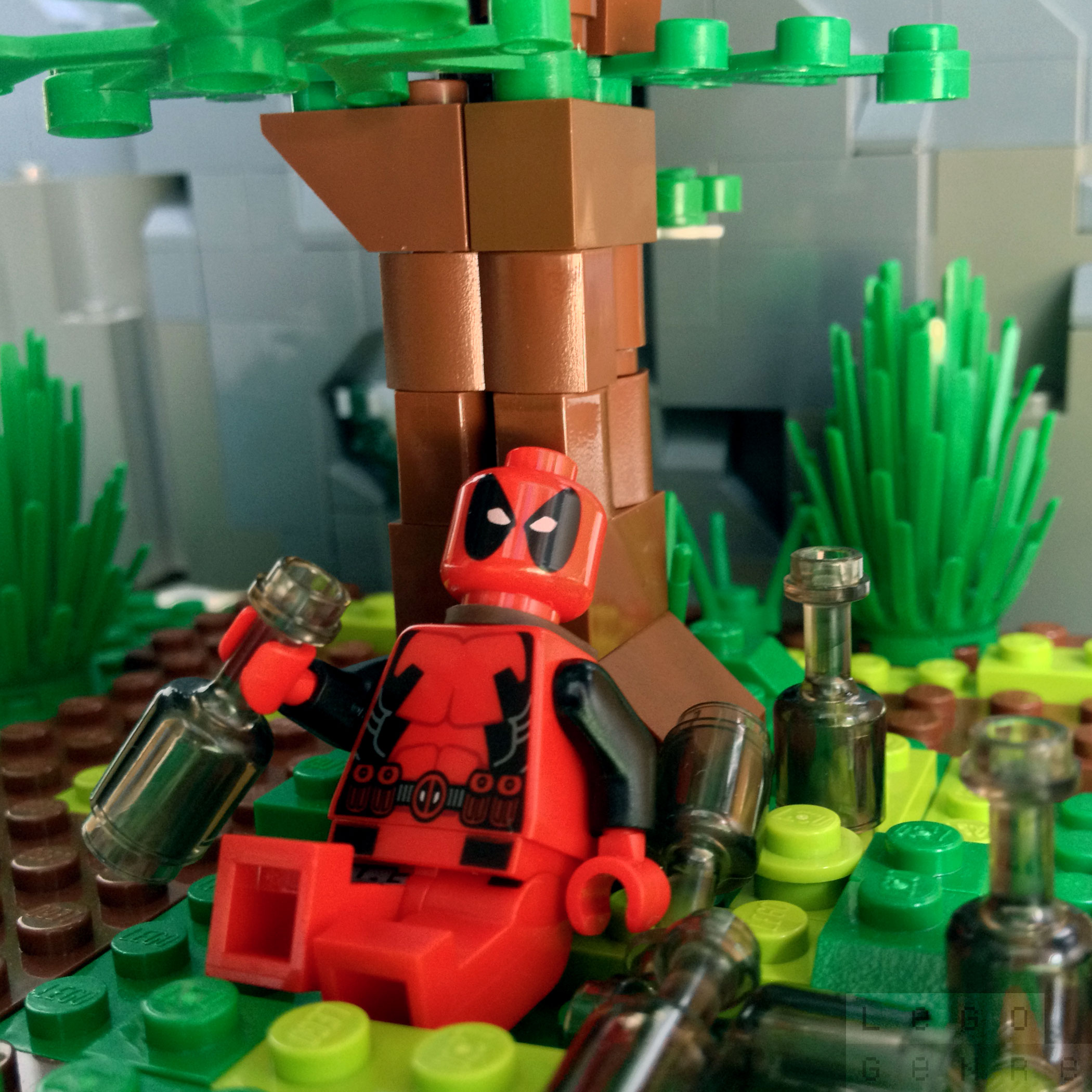 Legogenre Deadpool Has Had A Busy Day