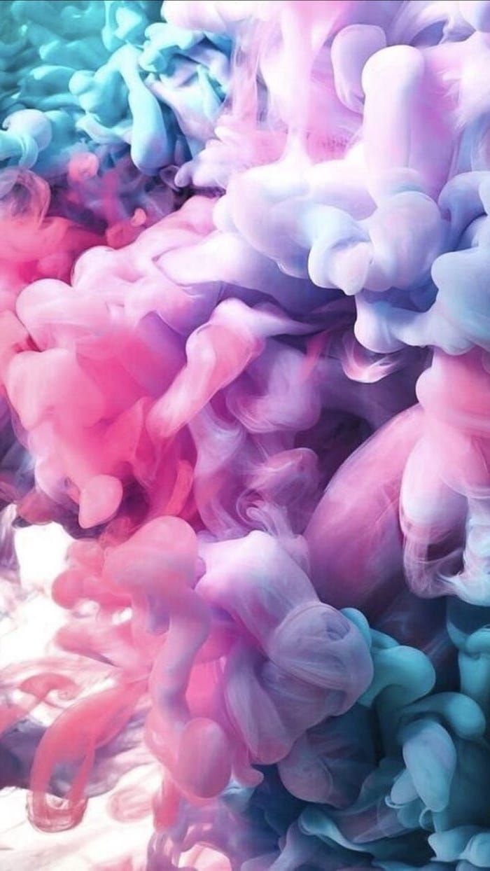 Cute Background Pink And Purple Blue Turquoise Smoke