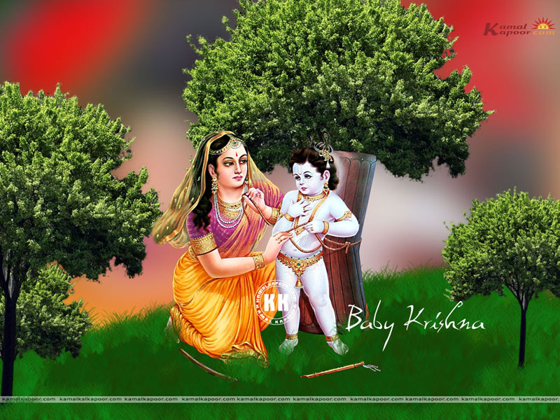 Krishna Wallpaper Full Screen Baby