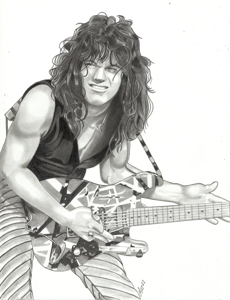 Eddie Van Halen By Lryvan