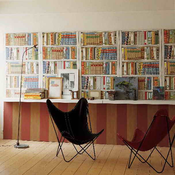 Wallpaper That Looks Like Bookcase