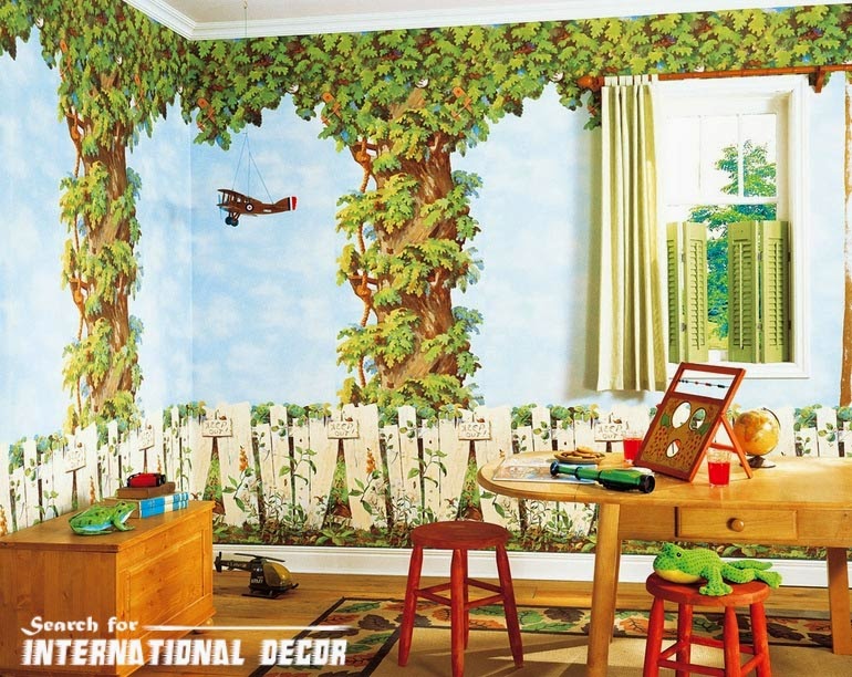 Childrens Wallpaper Murals Nursery Kids Forest