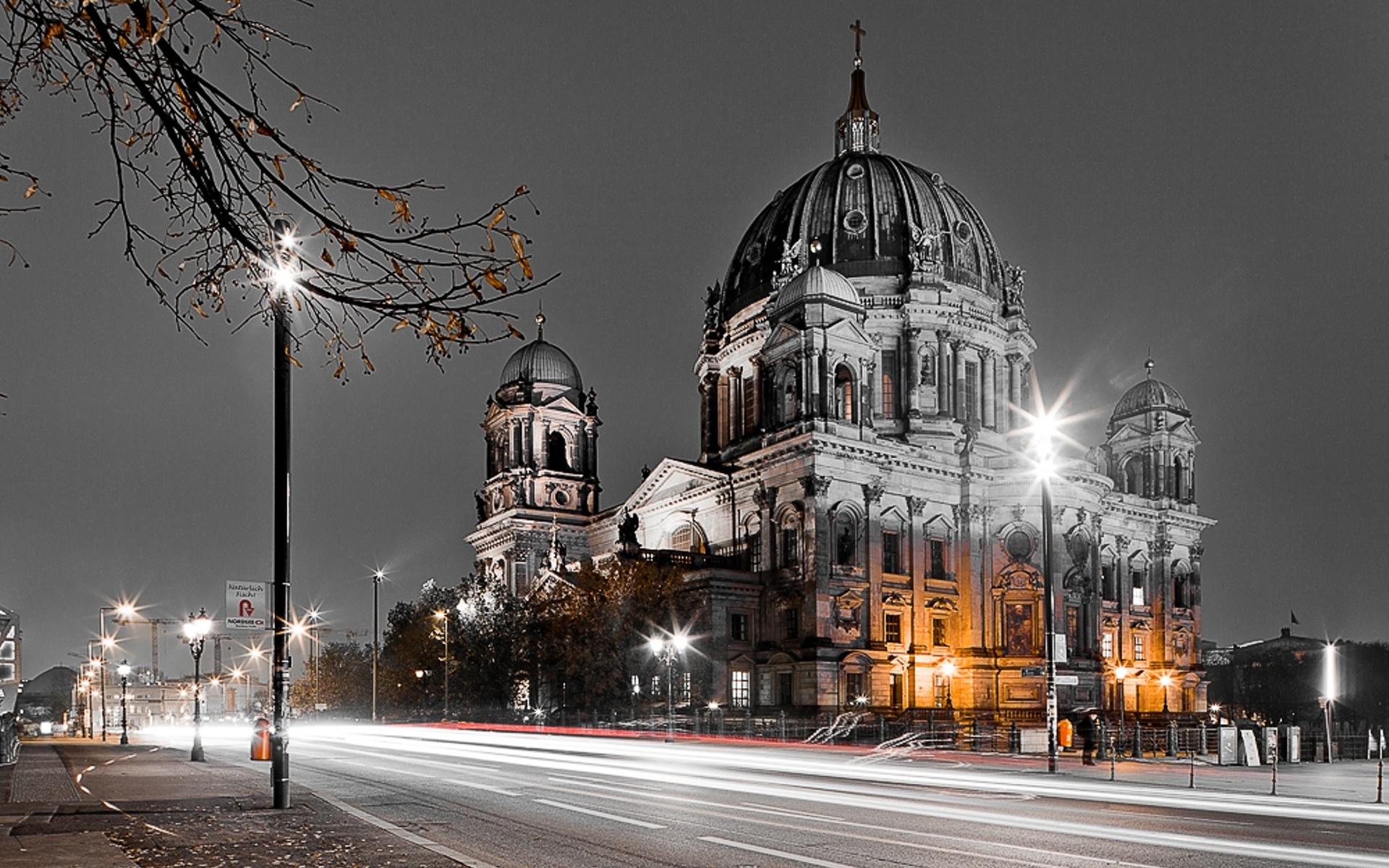 Berlin Germany Timelapse Architecture Buildings Roads Traffic Vehicles Cars Brake Wallpaper