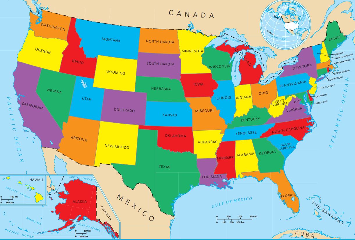 United States Map Desktop Wallpaper - WallpaperSafari