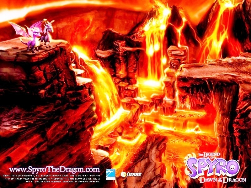 Legend Of Spyro Dawn Of The Dragon spyro and cynder in malefors lair