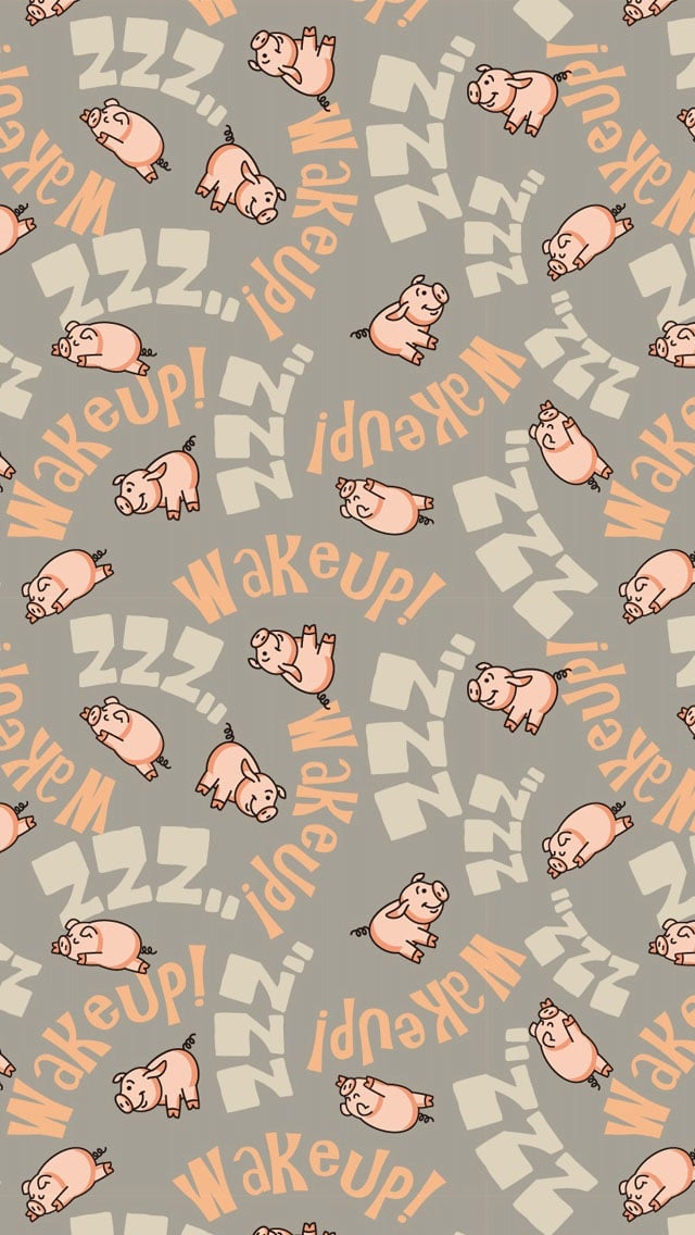 Cute pig background iPhone 5 wallpapers Top iPhone 5 Wallpaperscom 640x1136