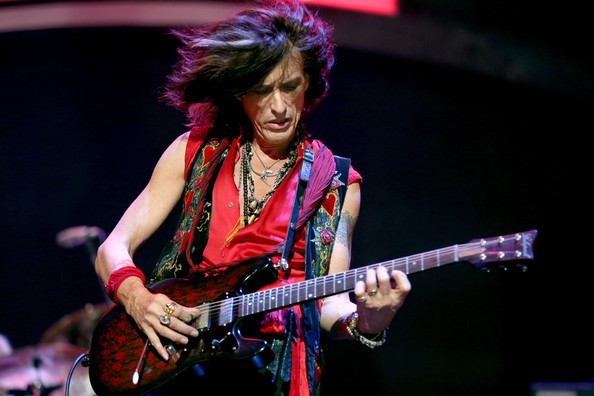 Joe Perry Guitarist Of Aerosmith Performs Onstage During The