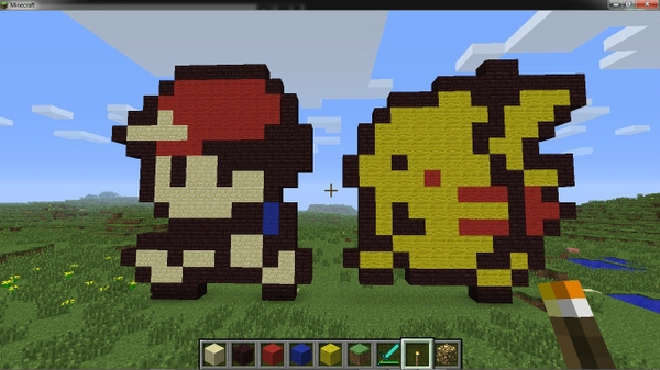 Minecraft Pikachu Wallpaper