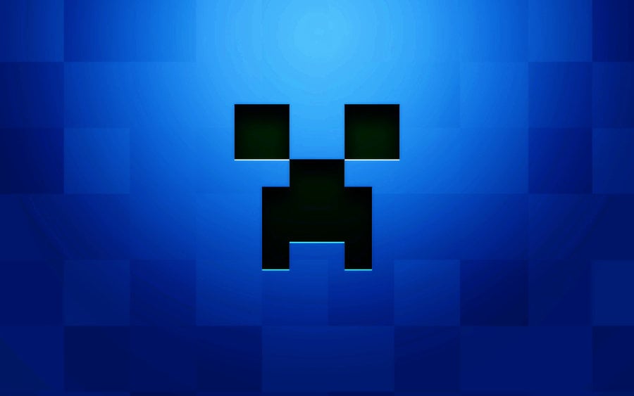 Free download Minecraft Blue Creeper Wallpaper ...