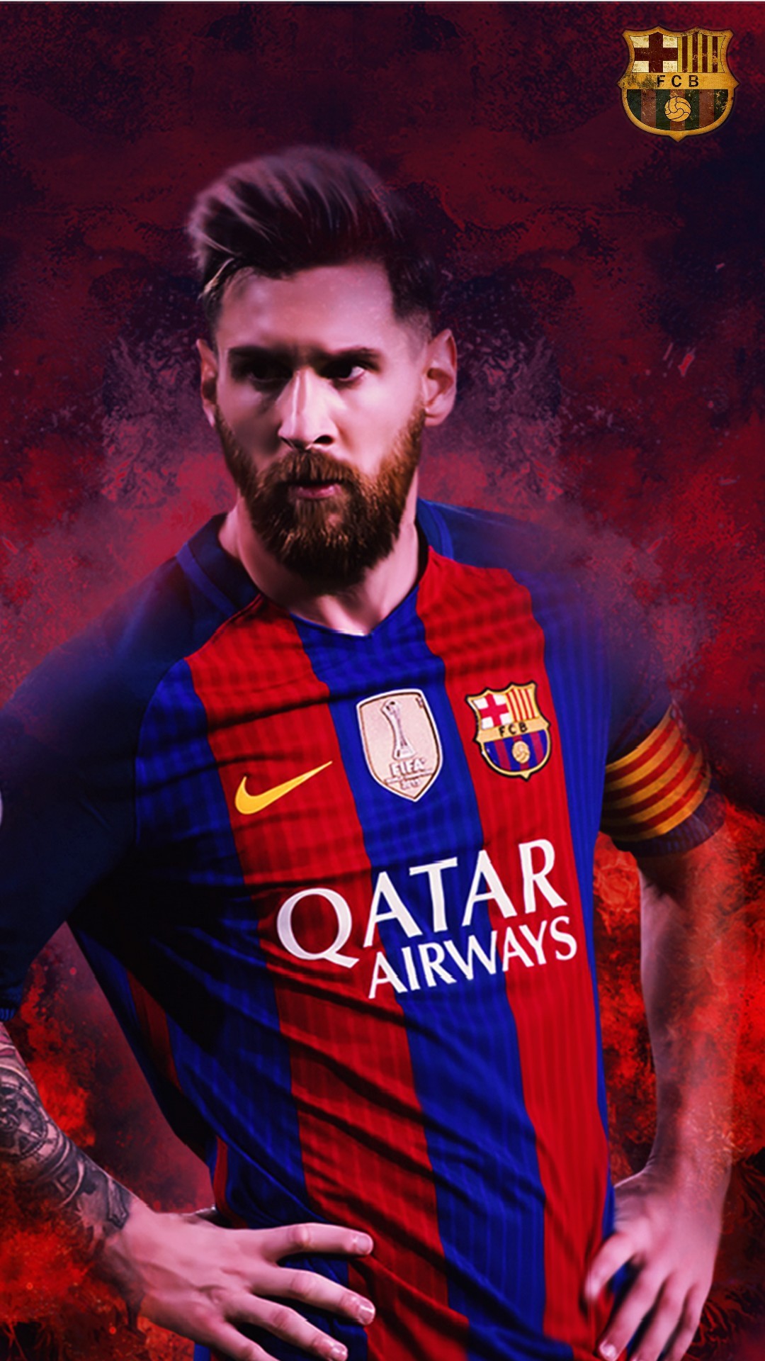 iPhone Wallpaper HD Lionel Messi Barcelona Football