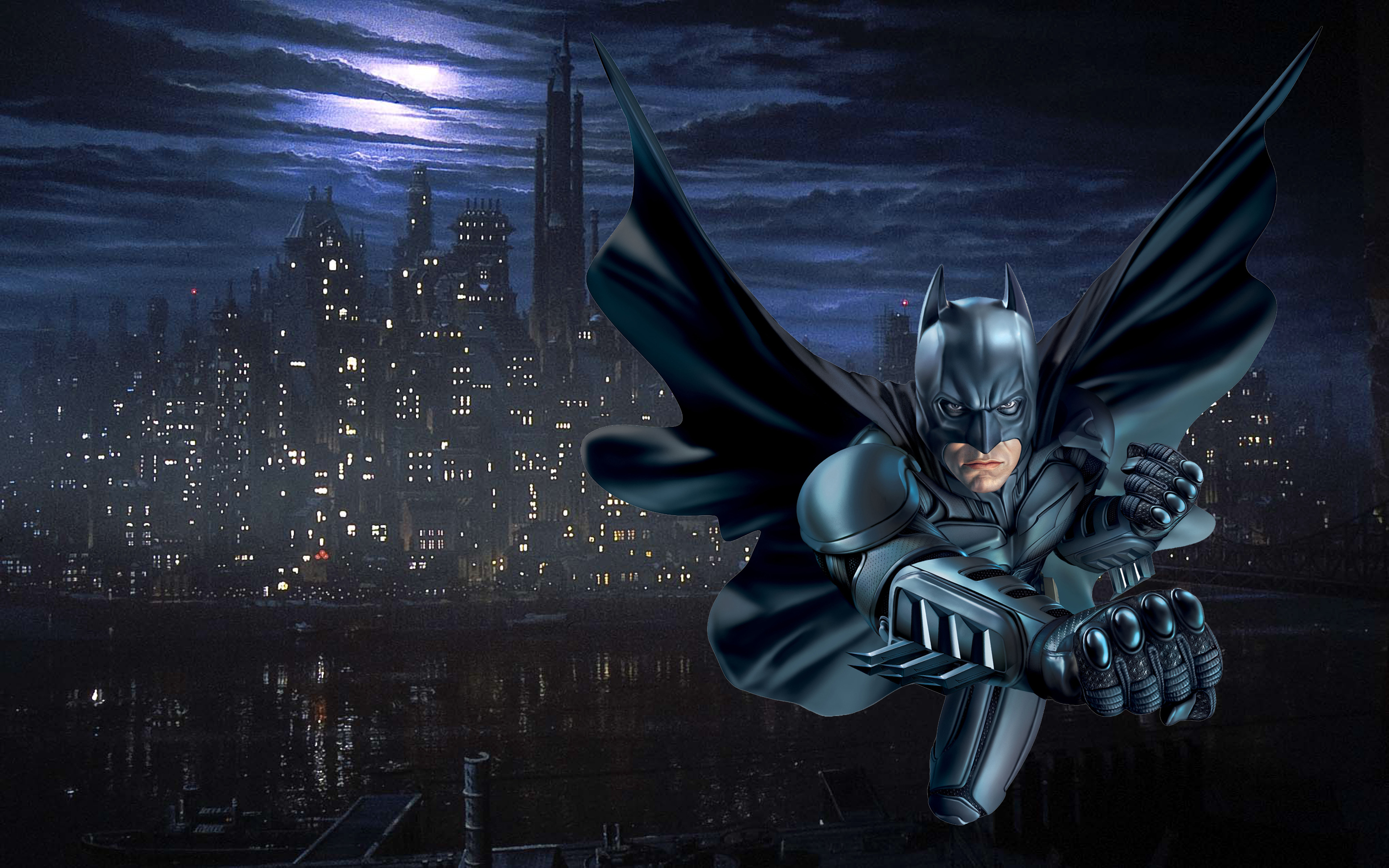Batman Gotham City New Desktop Wallpaper