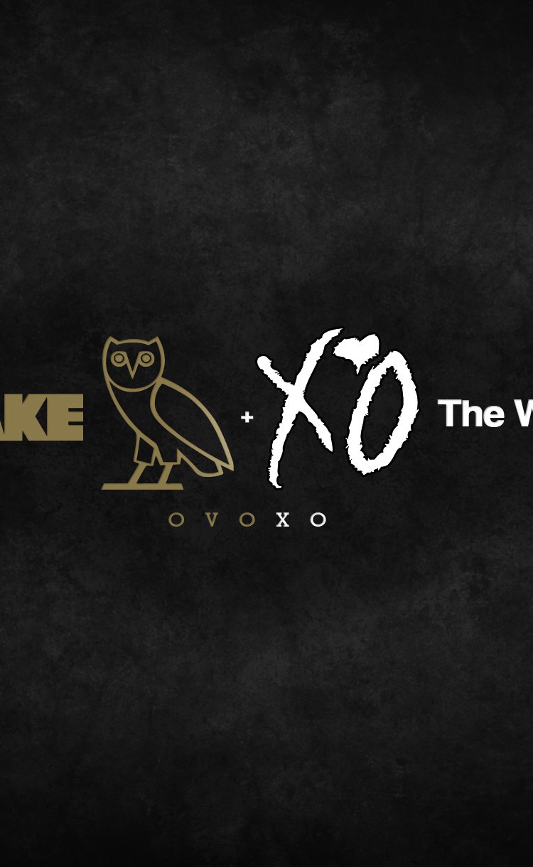 The Weeknd and Drake XO Wallpaper 750x1220