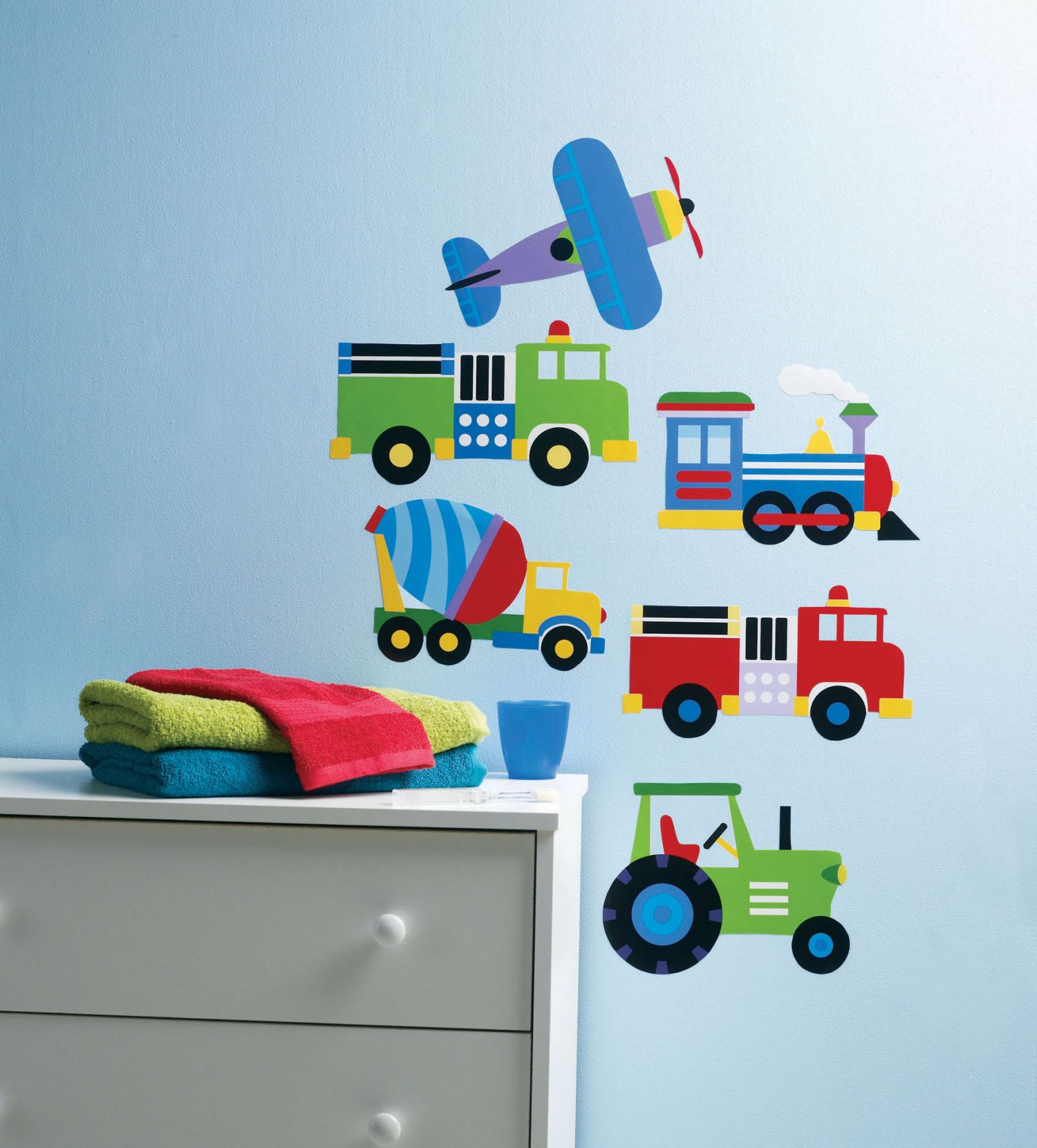 🔥 Free download Planes Trains Stickers Creative Wall Art Wallpaper