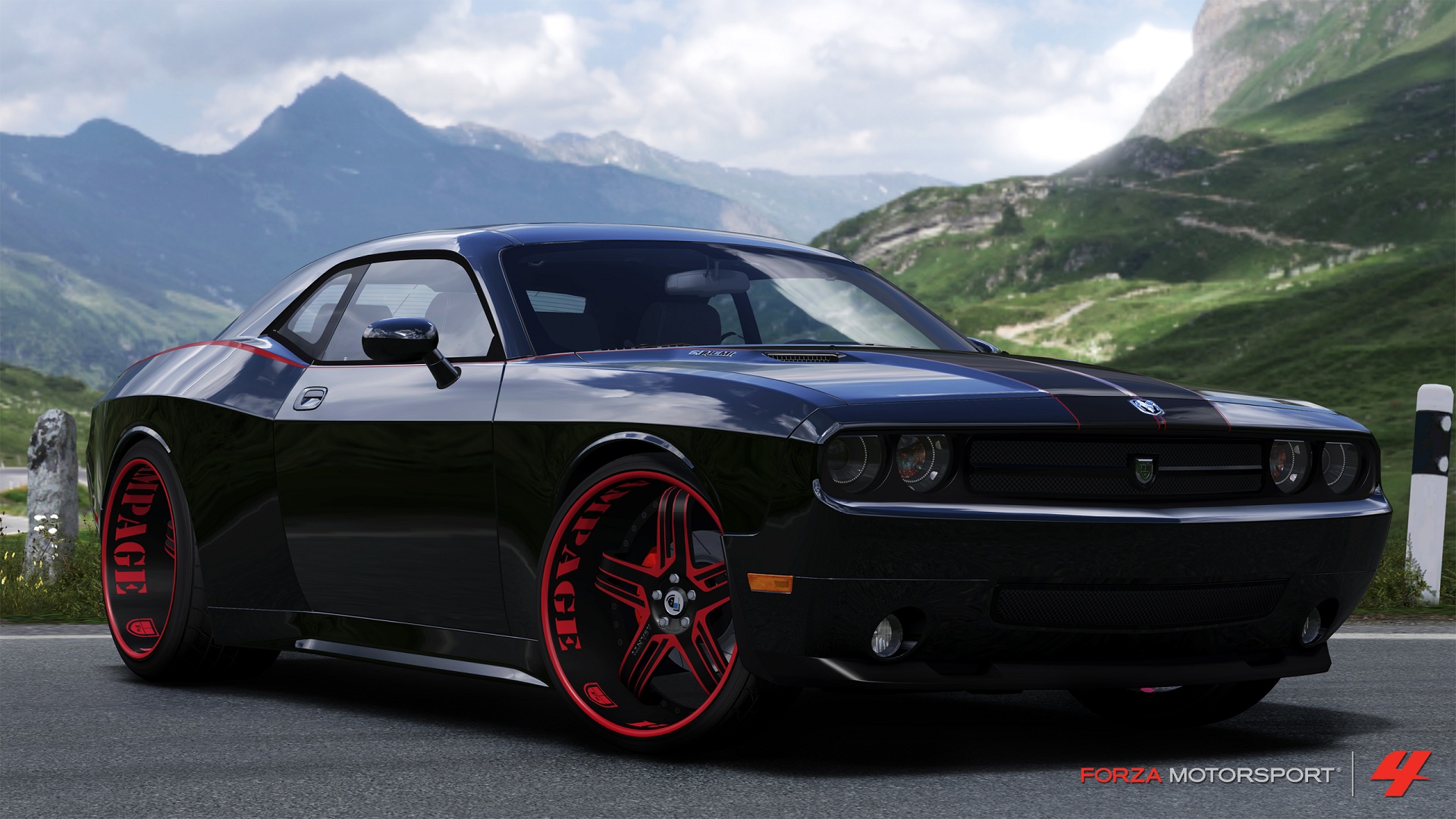 🔥 [46+] Dodge Challenger Black Hellcat Wallpaper WallpaperSafari