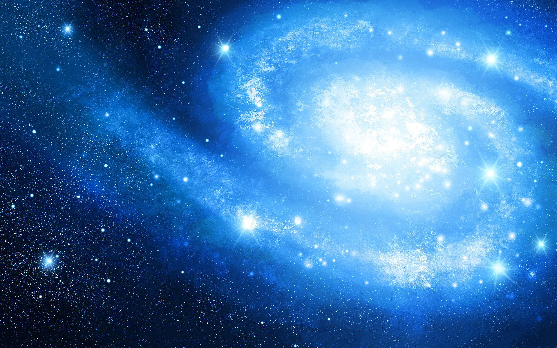 File Name HD Blue Space Background Wallpaper