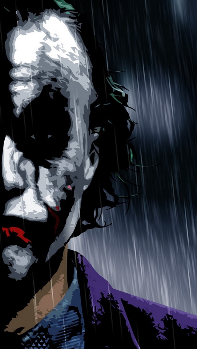 Dark Knight Joker Wallpaper iPhone Heath Ledger