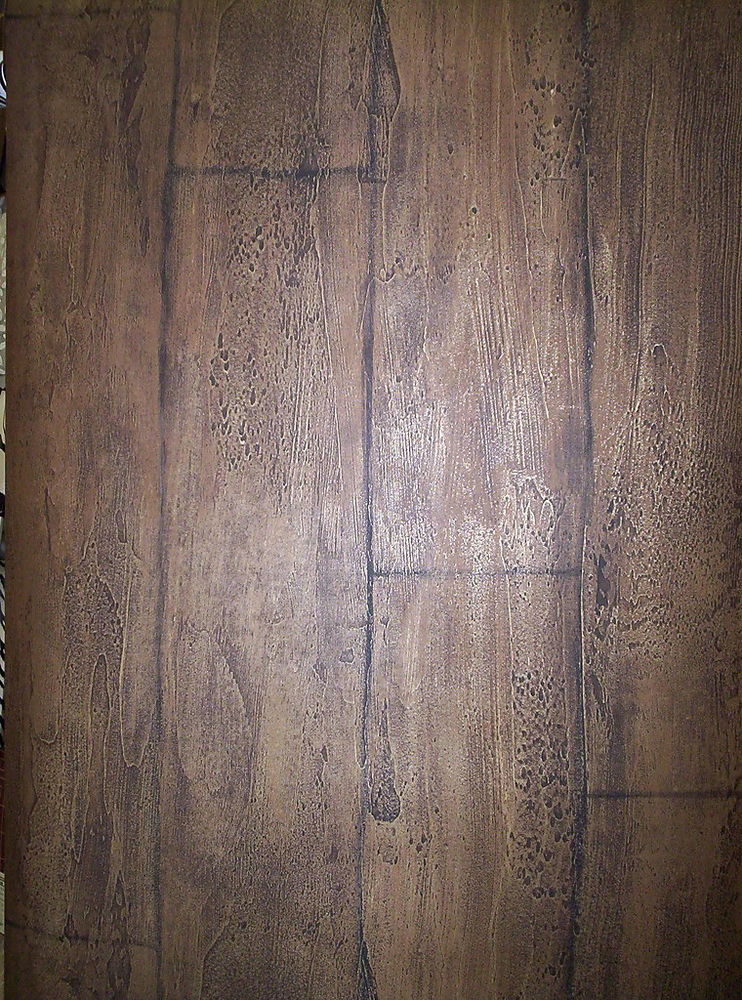 Rustic Elegant Faux Wood Plank Wallpaper