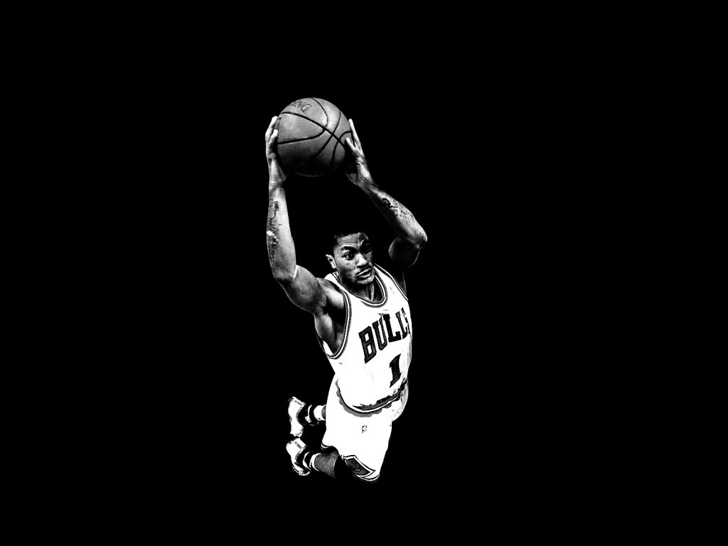 Awesome Derrick Rose Wallpaper 1024x768 px