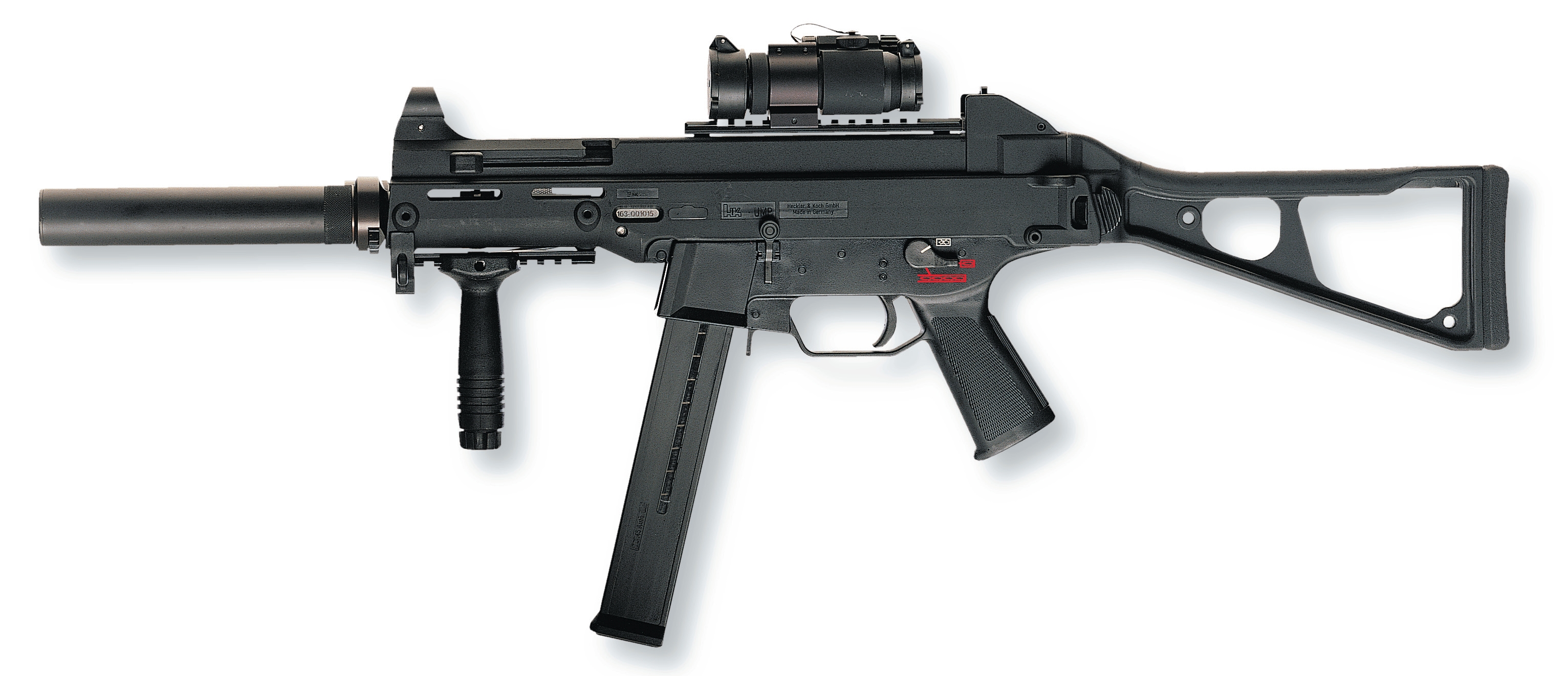 Guns Weapons Heckler And Koch 45acp Ump Smg Aimpoint