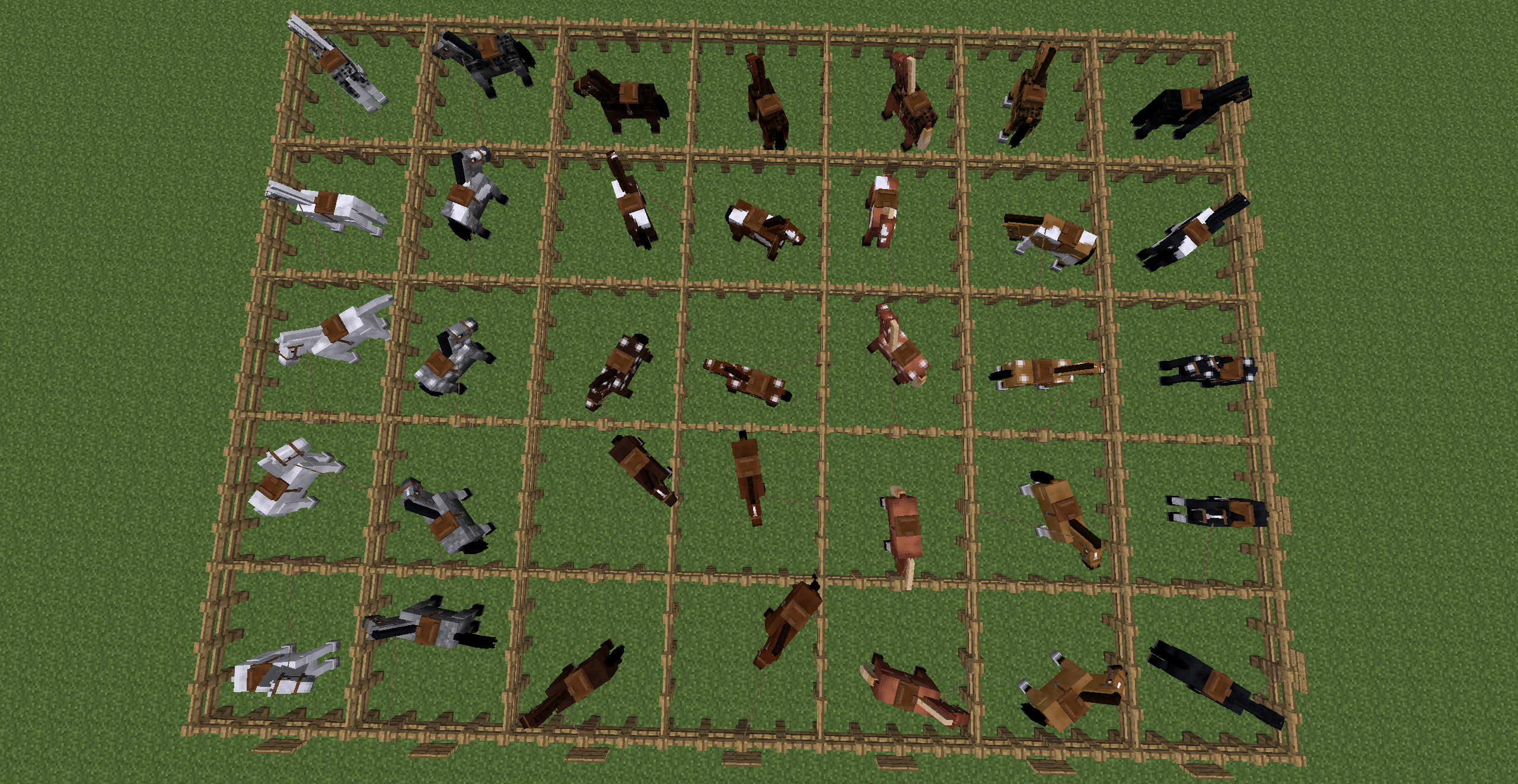 All Minecraft Horse Colors