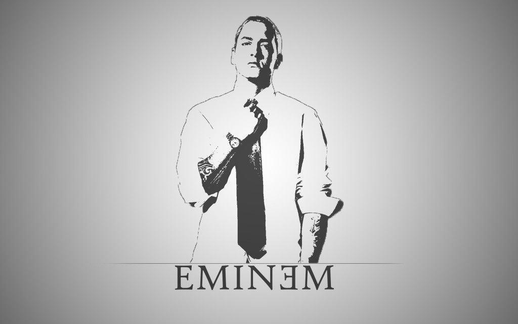 Eminem Black White HD Wallpaper Widescreens From Our